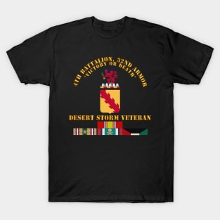 4th Bn, 32nd Armor - Desert Storm Veteran T-Shirt